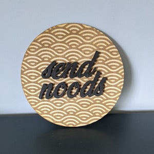 Send Noods Wall Hang SVG File