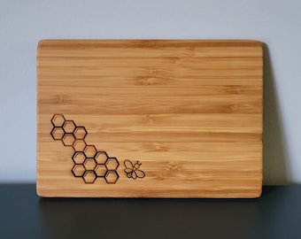 Bee & Honeycomb Cutting Board