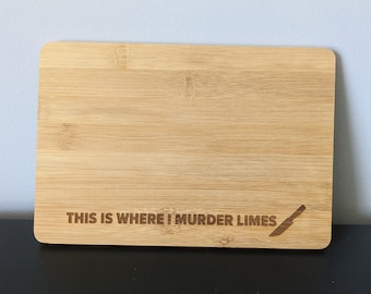 Murdering Limes Cutting Board