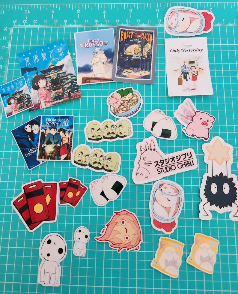 STUDIO GHIBLI Stickers Laptop,water Bottle,hydroflask,skateboard Phone