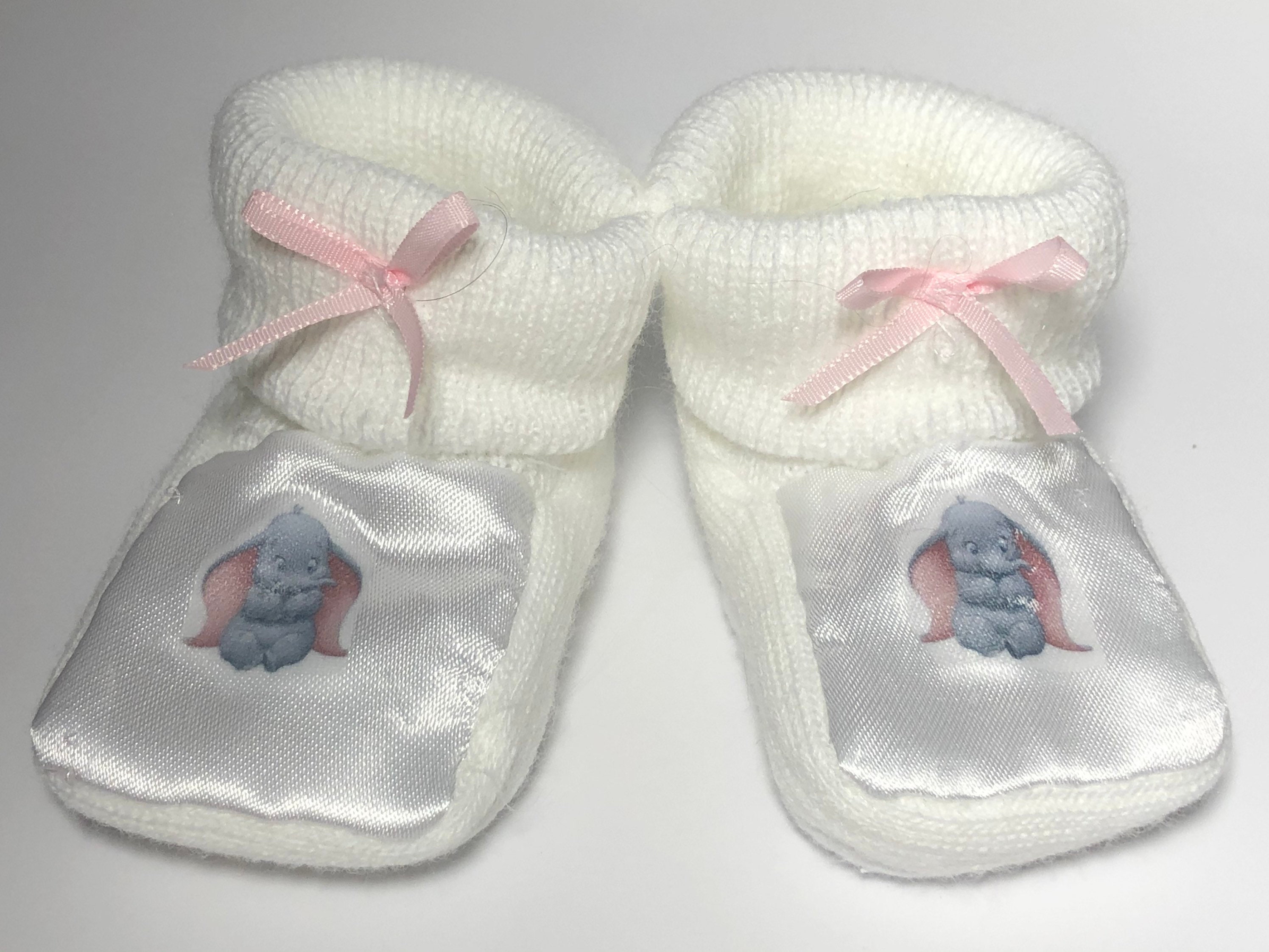Baby's First Shoes Newborn/reborn Pink Dumbo Baby/reborn Etsy
