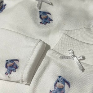 Baby eeyore Baby/reborn newborn long sleeve bodysuit vest & scratch mittens set