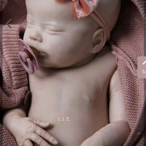 SOLE  Primrose asleep Blank kit - not a complete doll!