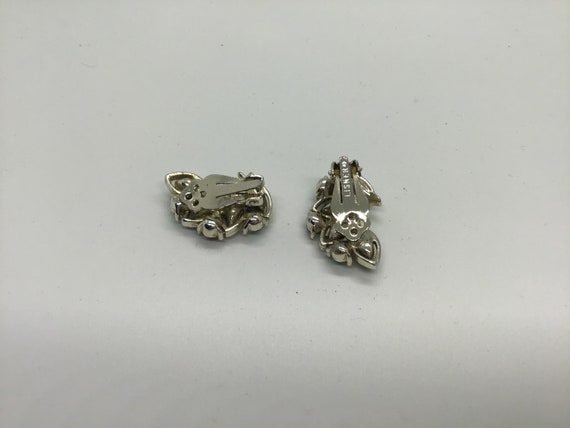 Pin Brooch Earrings Signed - image 2