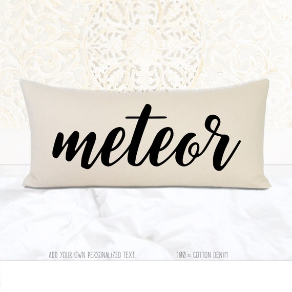 Meteor Pillow For Pets Personalized Pillow Pet Pillows Etsy