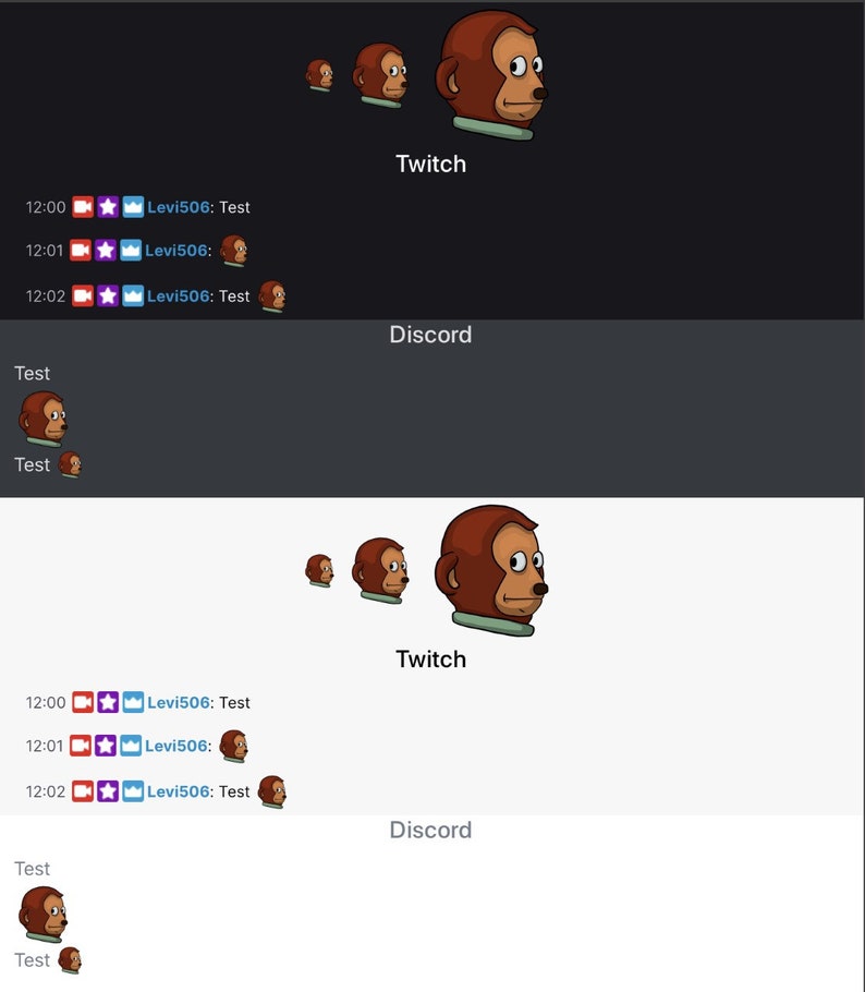 10ER PACK / lustige Twitch Emotes / Meme Emoticons / Etsy Schweiz