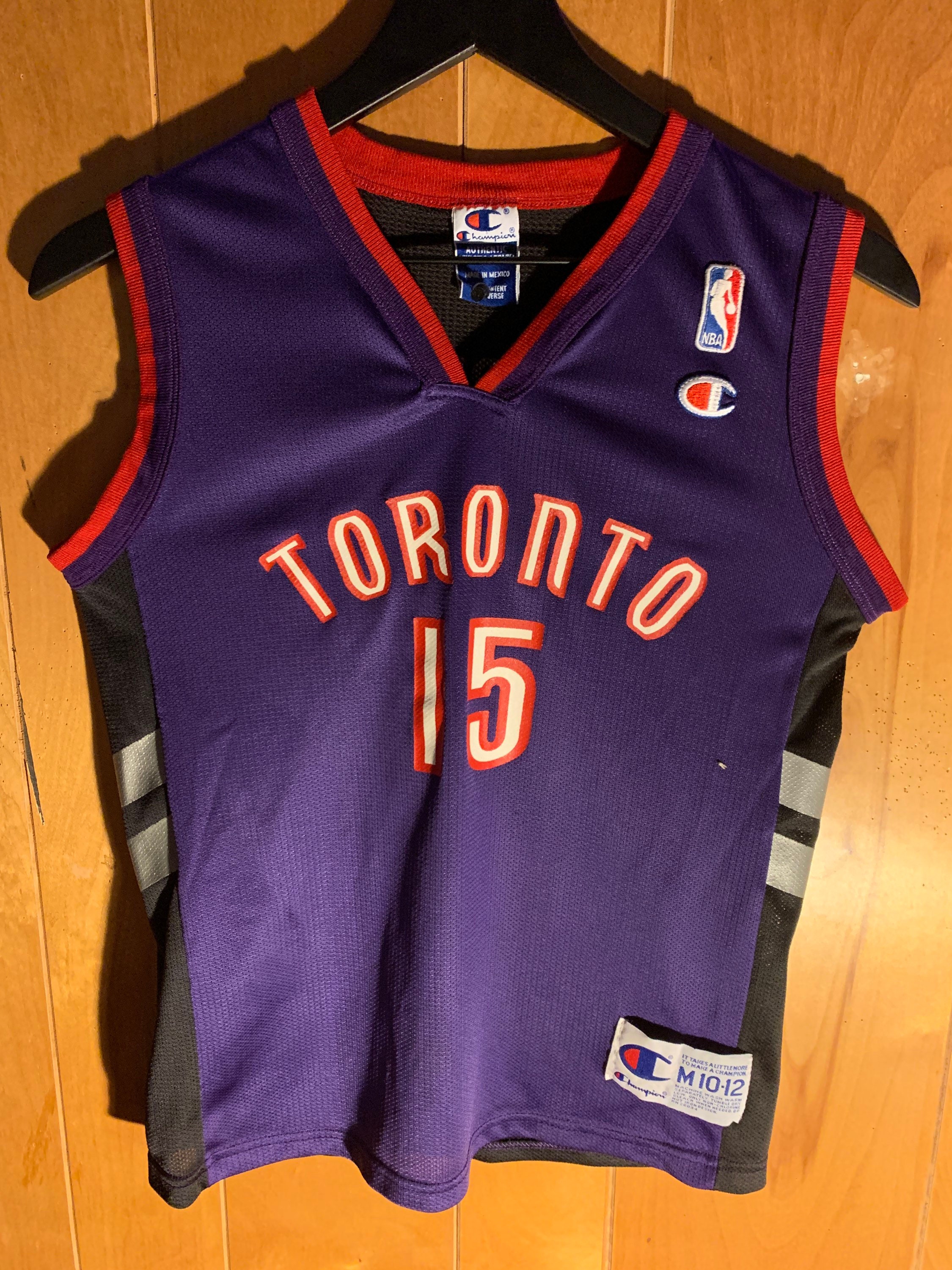 Koszulka Mitchell & Ness Toronto Raptors #15 1999 Vince Carter purple/black  Swingman Jersey ▷  - sklep online