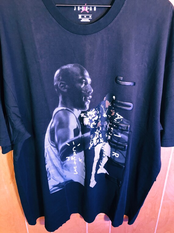 t shirt jordan x travis scott