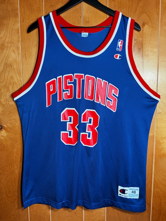 Vintage Detroit Pistons Grant Hill Champion Jersey 