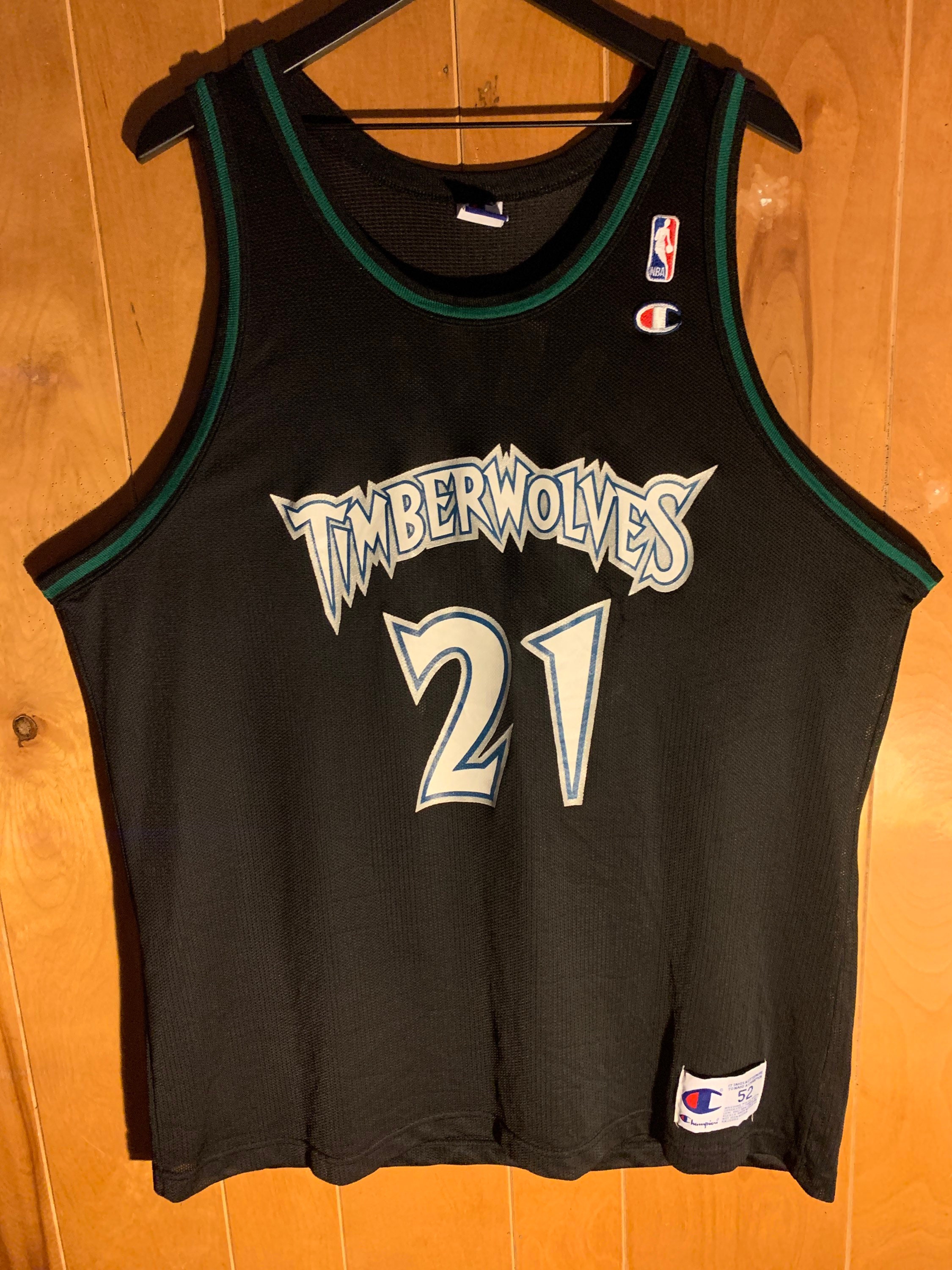 Starter Timberwolves TOM GUGLIOTTA Authentic Basketball NBA Jersey Mens 52