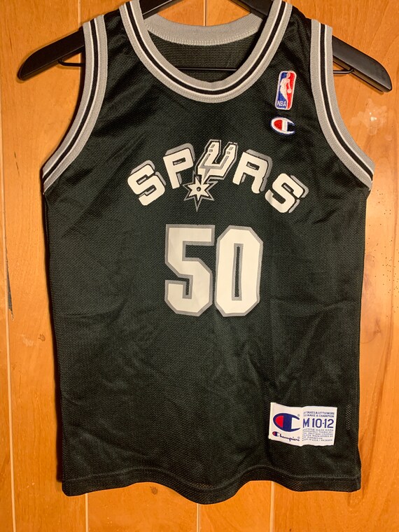 Replica x San Antonio Spurs x David Robinson x Champion Jersey x Kid's Size  Medium