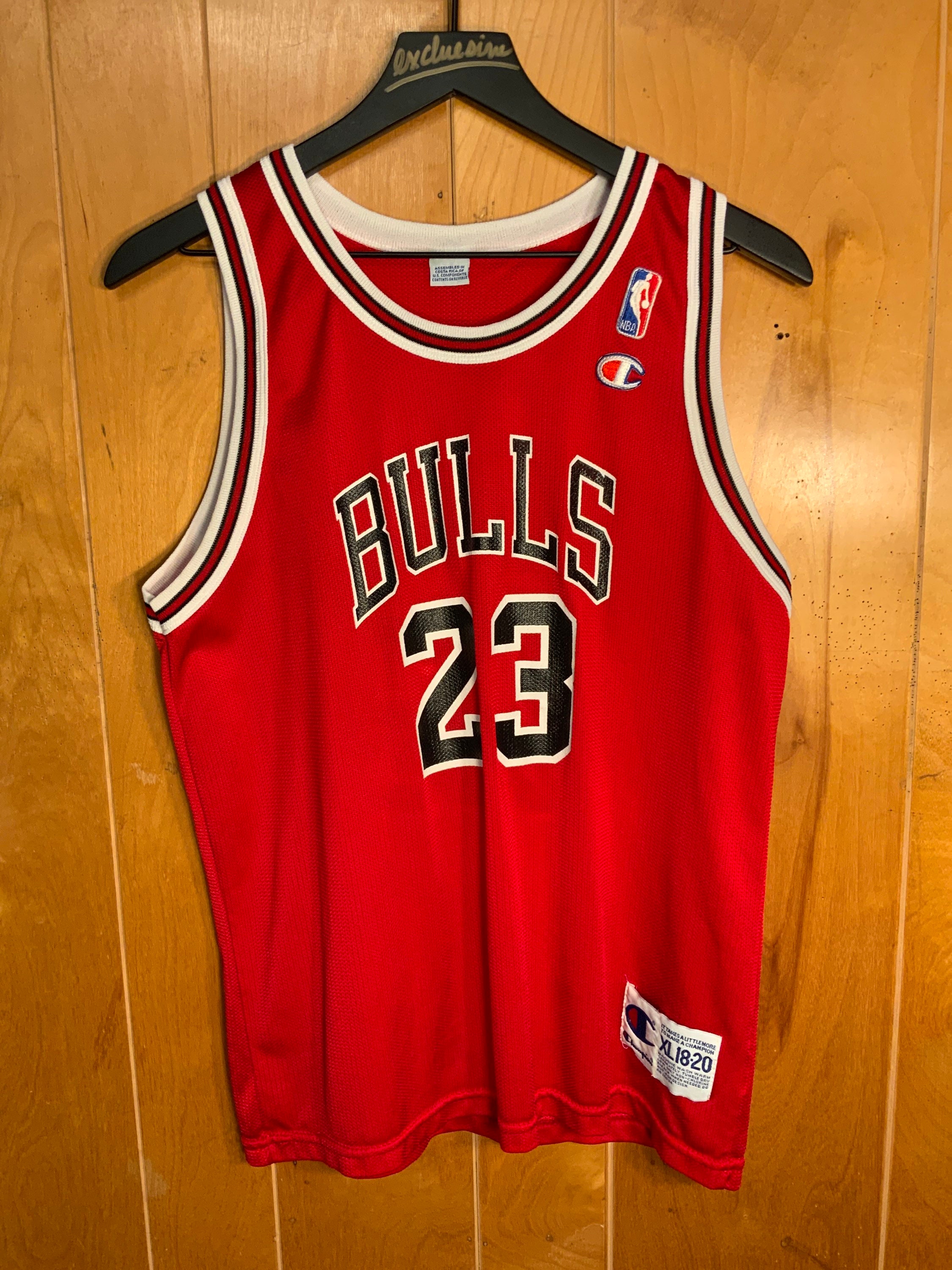 Vintage Chicago Bulls Michael Jordan Champion Jersey Sz. XL