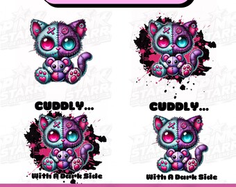 Skeleton Hugging Cat PNG | Halloween Cat Lover Digital Download ...