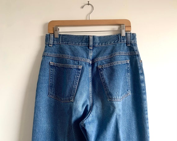 90s vintage jeans LL Bean high waist 31W 1990s - image 5