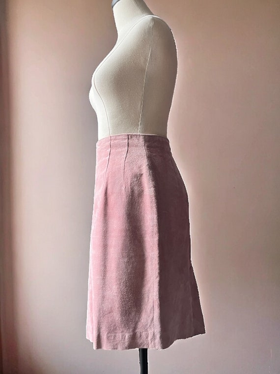 Pink leather skirt 90s online