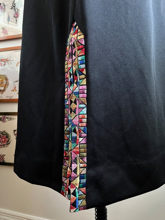 70s vintage totemic maxi dress multicolored 1970s - image 3
