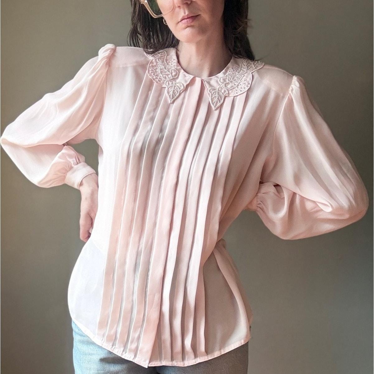 80's Sheer Shirt - Etsy