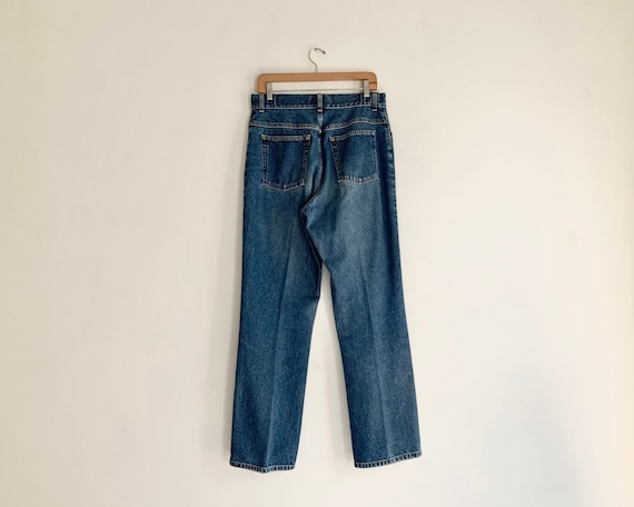 90s vintage jeans LL Bean high waist 31W 1990s - image 1