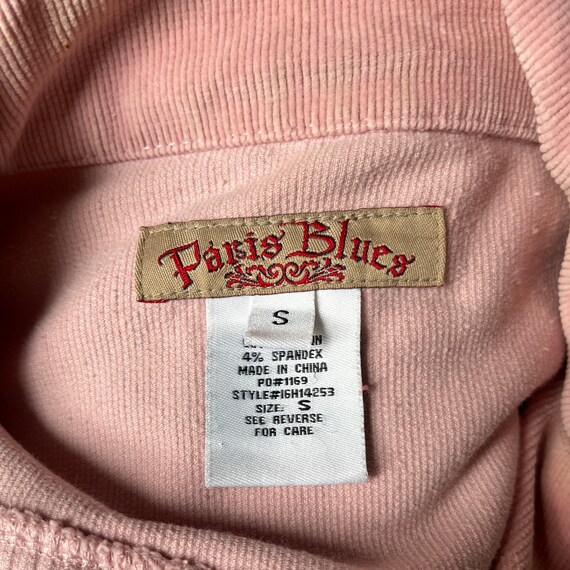 90s vintage baby pink corduroy jacket y2k blazer … - image 7