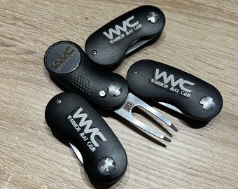 Foldable Divot Tool with Laser engraving your name or logo Ball Marker