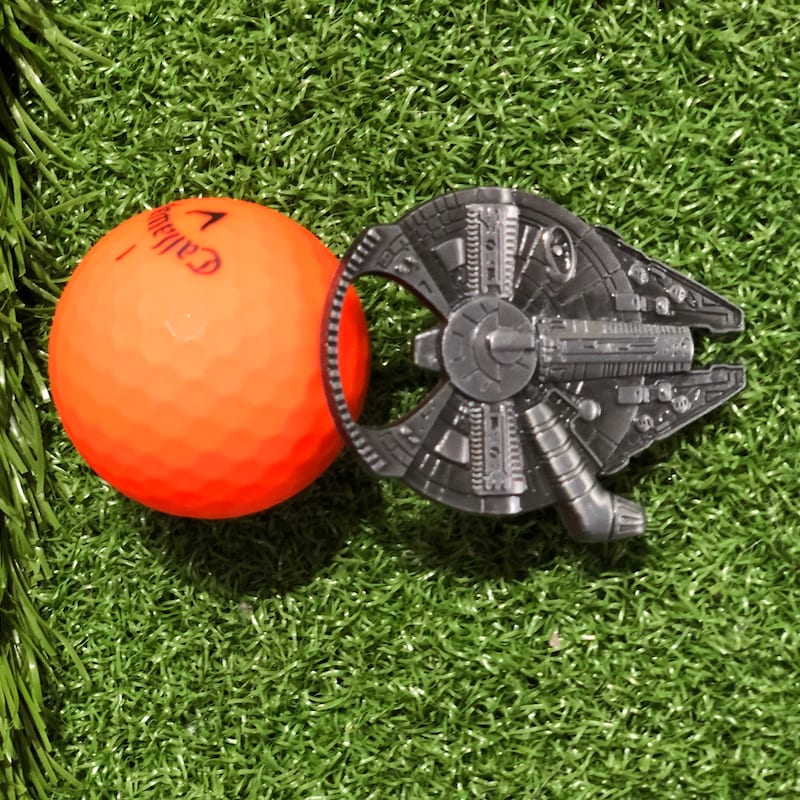 Personalized Millennium Falcon Ball Marker
