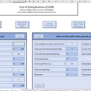 All In One Complete CODB Calculator For Photographers