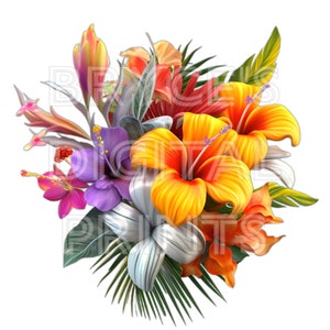Hibiscus, Hawaiian Flower, Digital Download, Hibiscus Flowers, Hawaiian Flowers, Hibiscus Flower, Tropical Flowers, Sublimation Designs