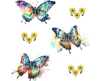 Watercolor Butterfly Digital Download Butterfly Clipart Watercolor Clipart Watercolor Butterflies Butterfly Artwork Butterfly