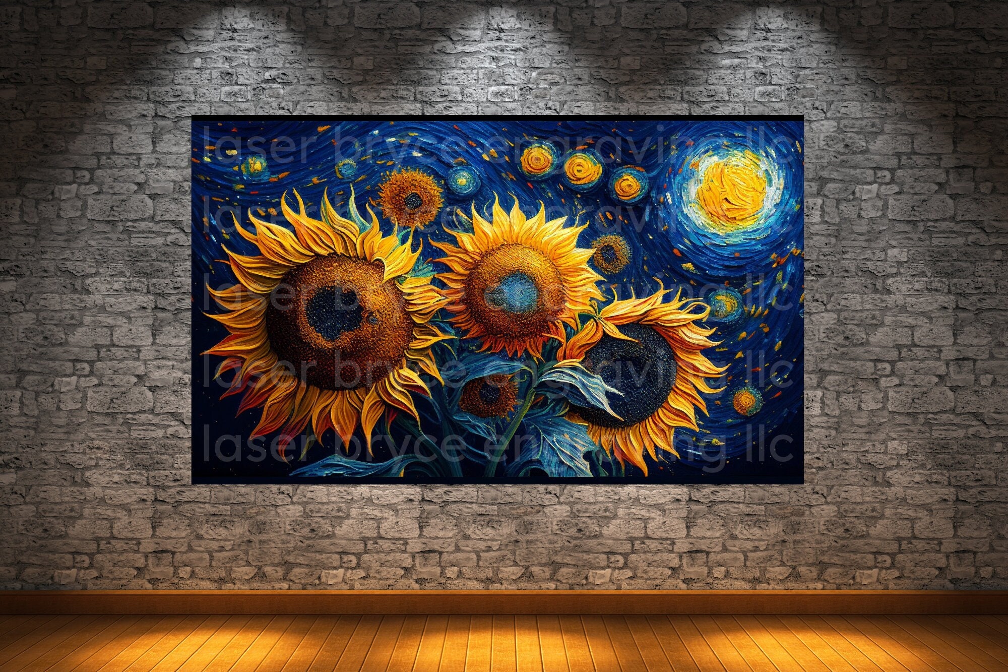 Van Gogh Tournesols, Tournesol PNG, Tournesols, Van Gogh, Tournesols vibrants, Téléchargement numérique, Art mural tournesol, Nuit étoilée, Tournesol