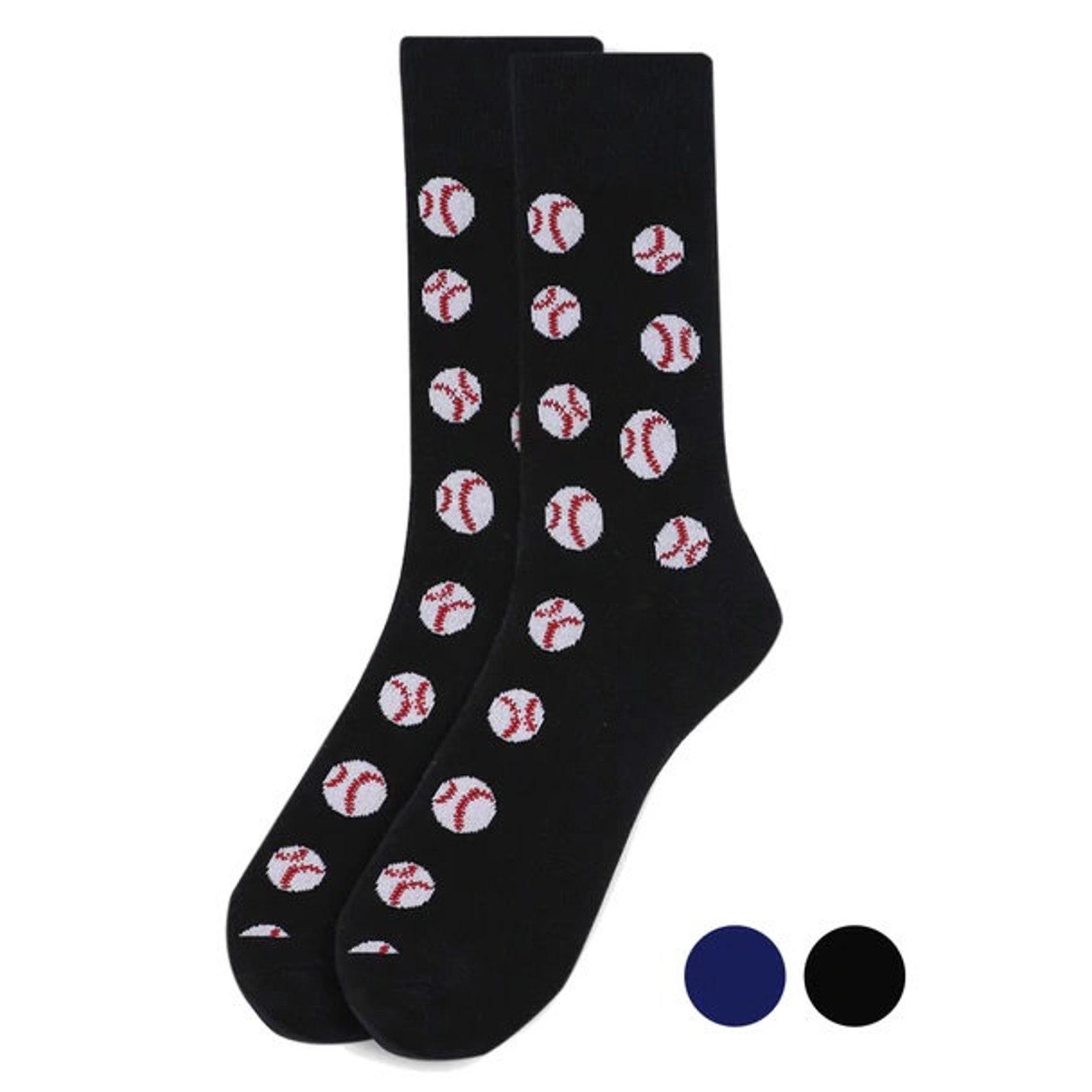 Men's Baseball Novelty Black Blue Casual Socks Man Sport Etsy New Zealand