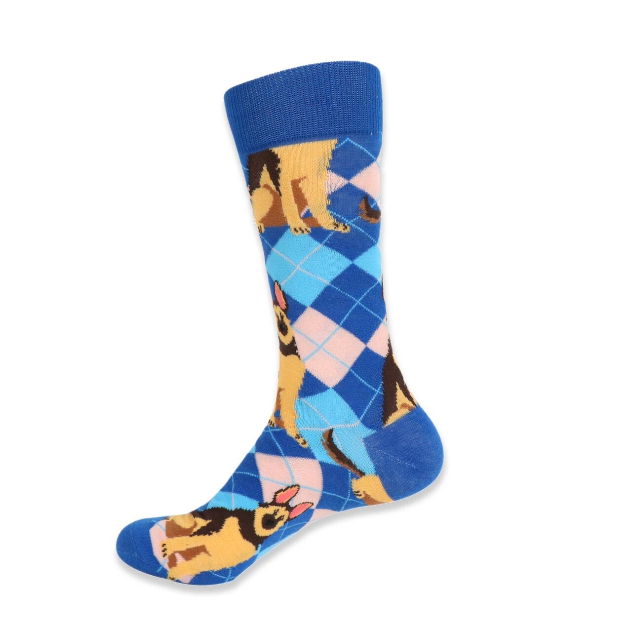 Men's Pet Dog Socks Funny Dog Lover gift Novelty Argyle | Etsy