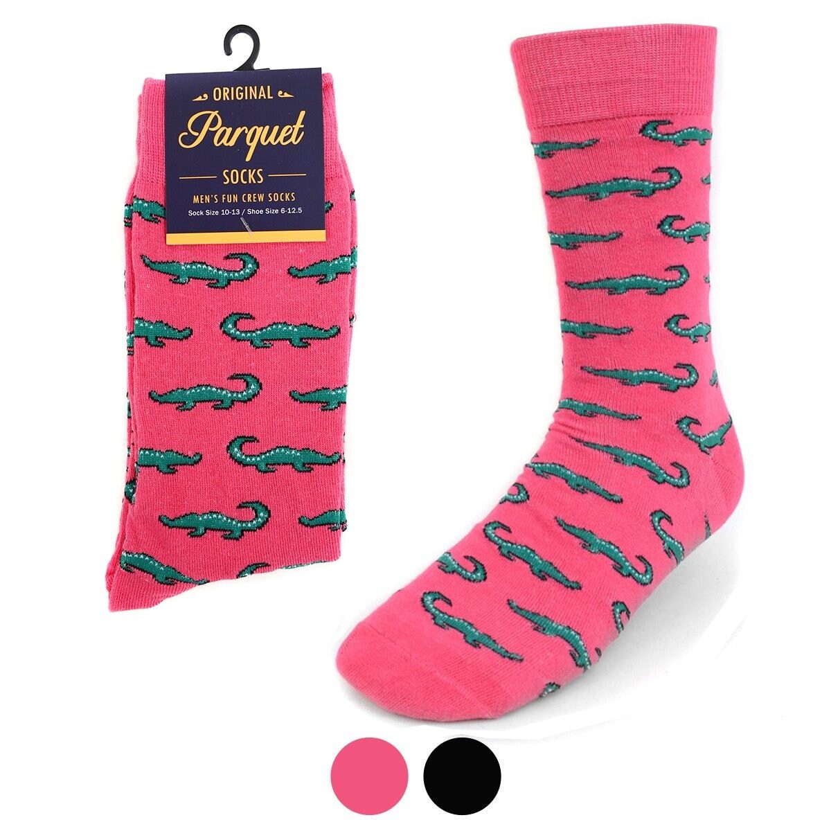 Pink Alligator Socks Funny Socks for Men Funny Animal Socks Etsy