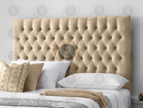 Viviana Black Faux Leather Upholstered Button-tufted Queen Size Headboard Prvw Vr~197259869