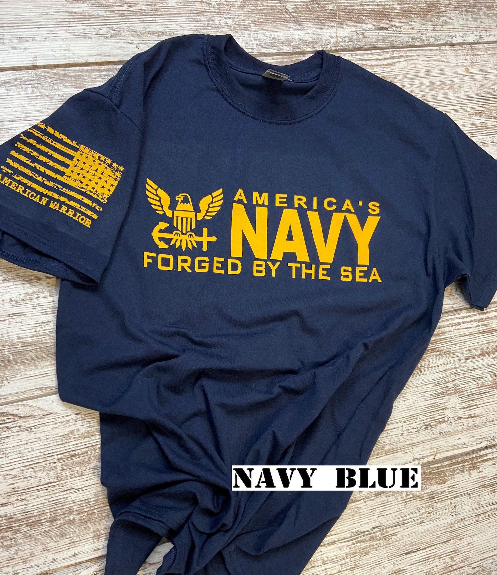 Military Tshirts Americas Navy TShirt US Navy newest logo Etsy
