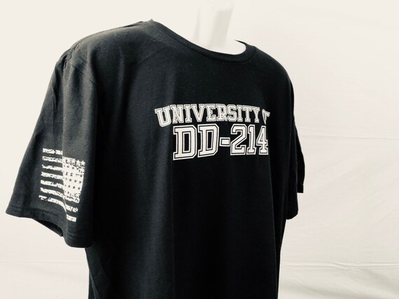 United States Marine Corps USMC Military T-shirt University Of DD214 Brand