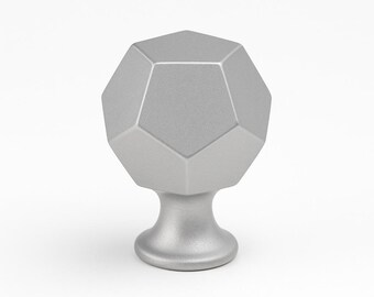 GoM1 Solid Brass Cabinet Handles & Drawer Pull Knobs – 10 Pack | Modern Brushed Brass Finish