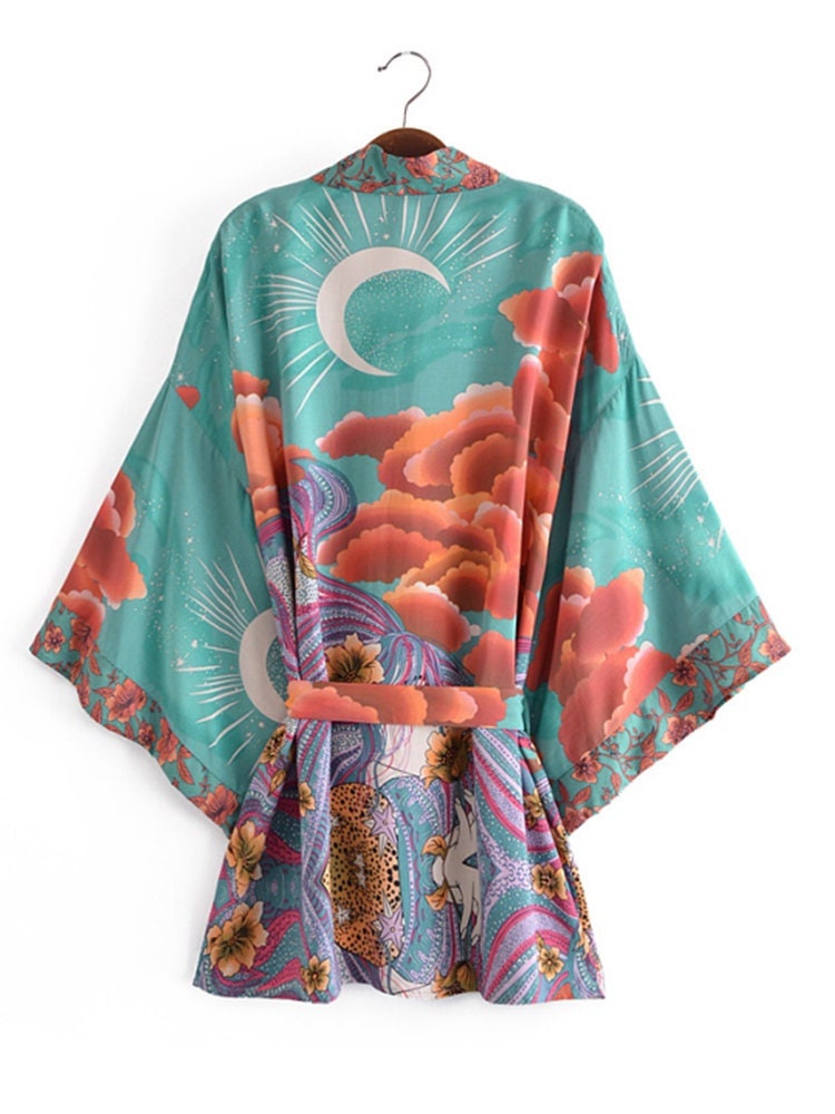 bohemian kimono robe