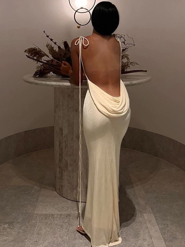 Open Back Dress - Etsy