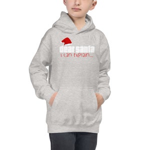 Dear Santa I Can Explain Kids Hoodie