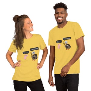 Thankful for Vegetarians Short-Sleeve Unisex T-Shirt