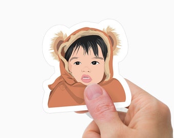 Baby Picture Stickers, Custom baby stickers, Baby stickers and decals, Personalized baby drawings, ideas for new parents - Photo Drawing