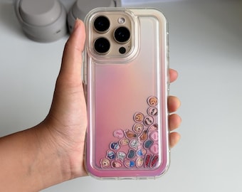 Crea la tua custodia personalizzata per telefono Shaker con foto, ciondoli Shaker all'interno, Sunset Sorbet