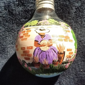 Sweetgrass Basket Lady Ornament