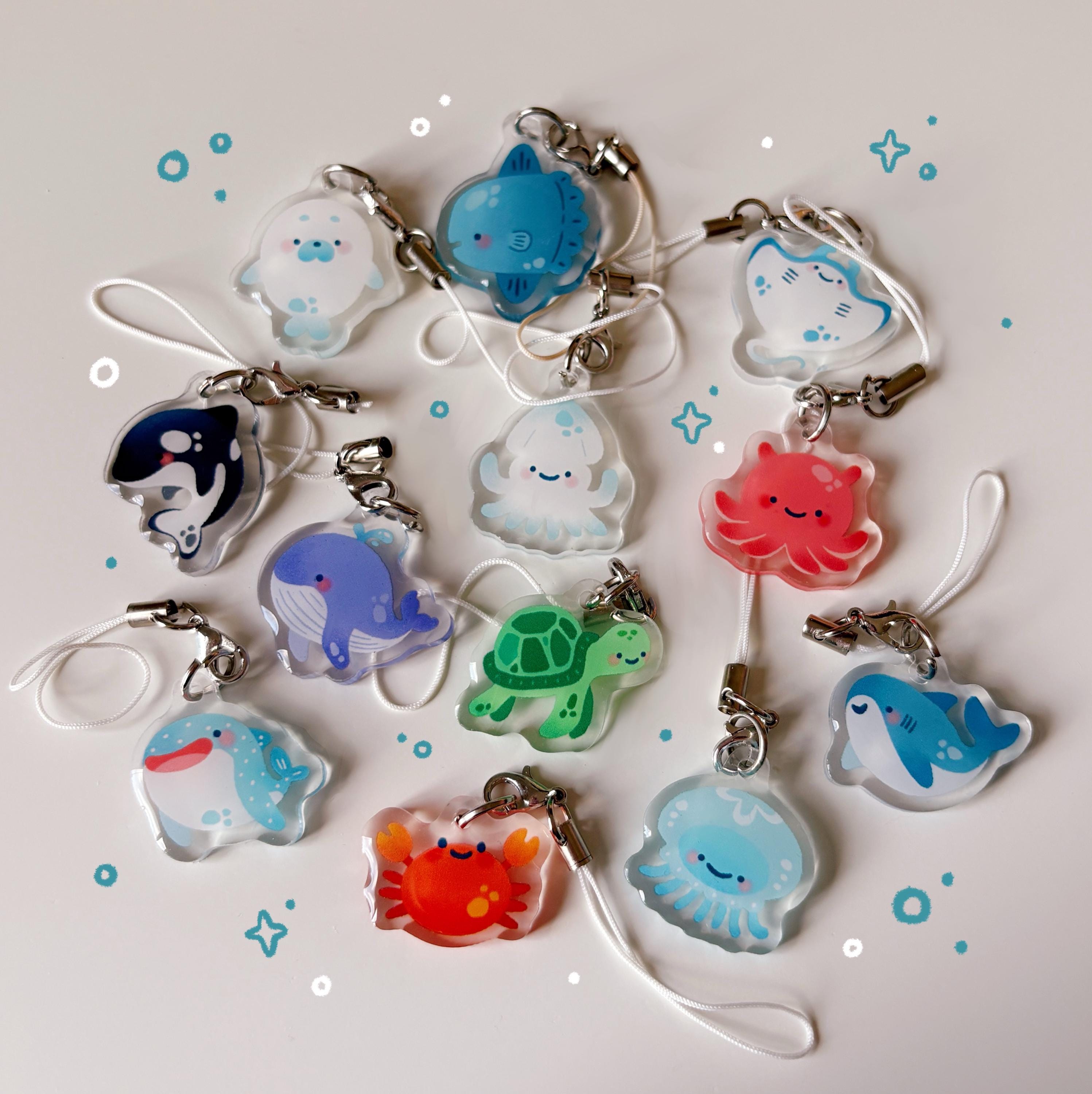 Ocean Creatures Gacha Acrylic Charm