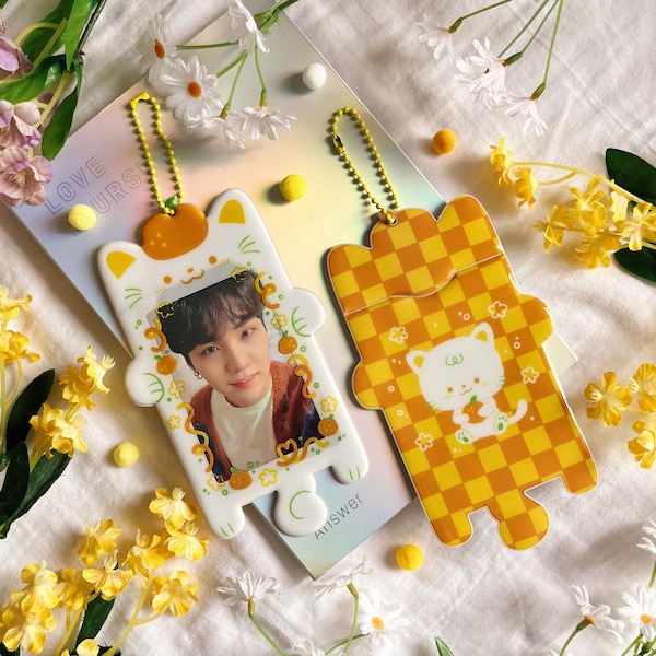 Tangerine Cat Photocard Holder