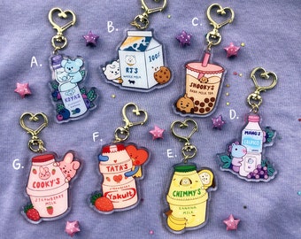 Drink Babies Acrylic Keychain
