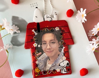 White Dog Photocard Holder