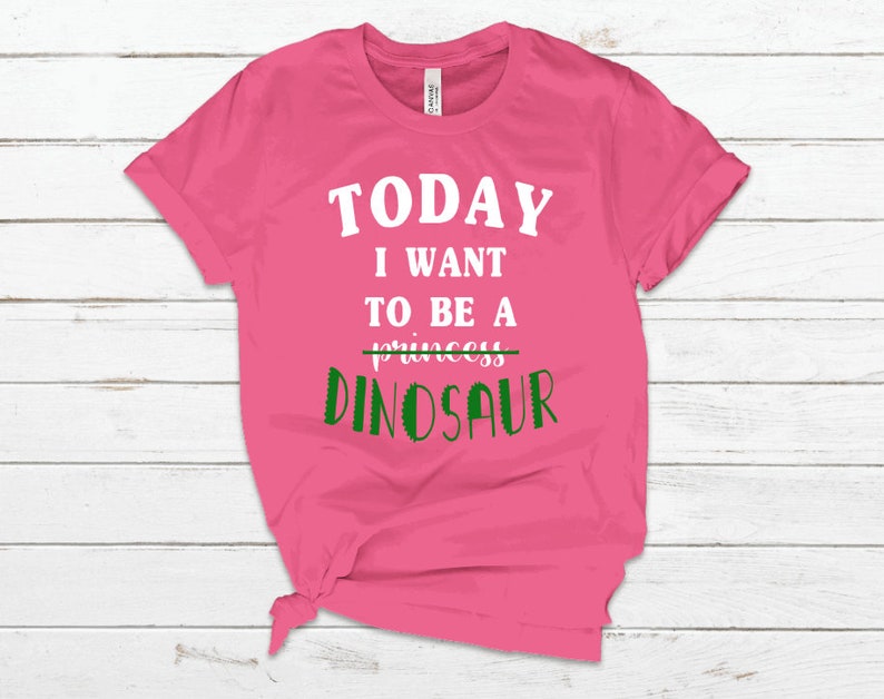 Today i want to be a dinosaur shirt Clearance