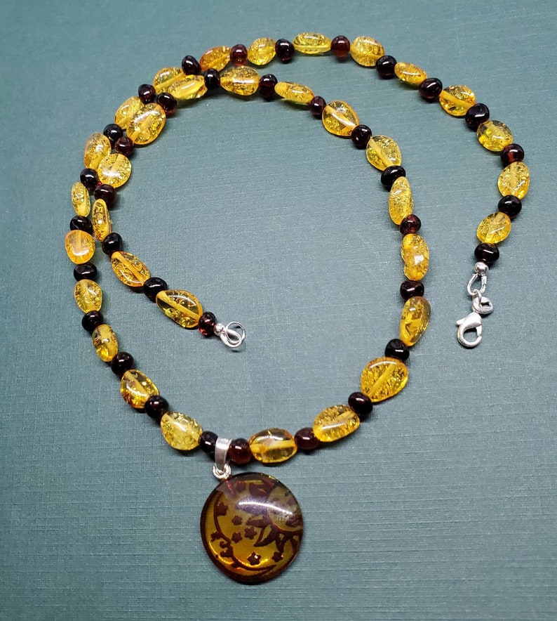 Baltic Amber beads Baltic Amber solstice pendant