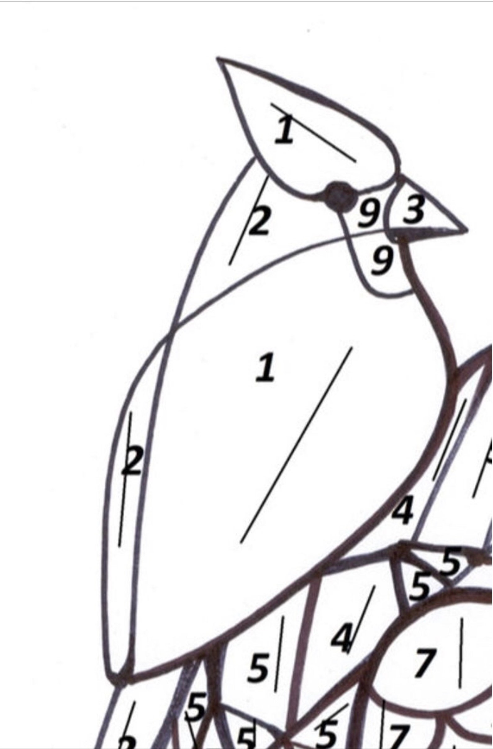 Stained Glass Cardinal Suncatcher Pattern